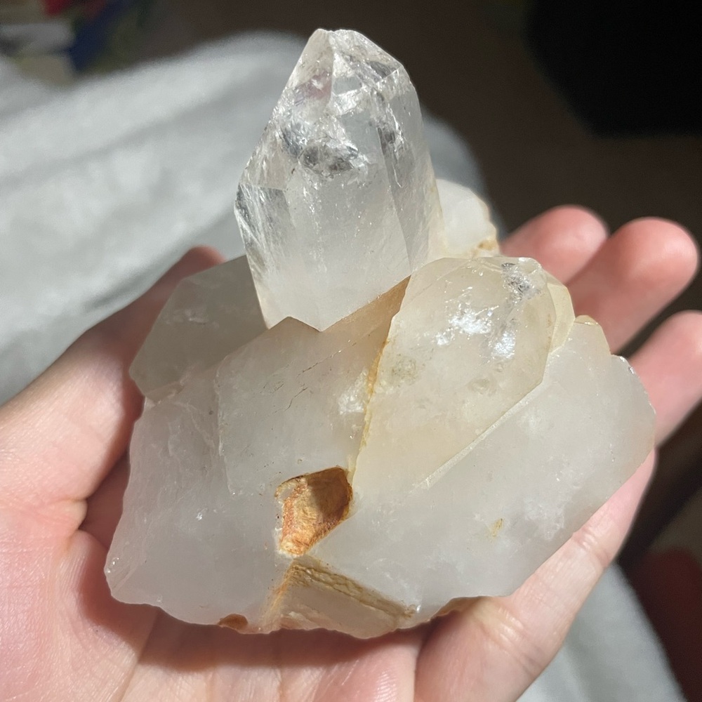 Large Natural Quartz Crystal Cluster